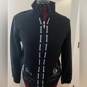 Breckenridge Women’s Zip Up Cardigan Size Small.